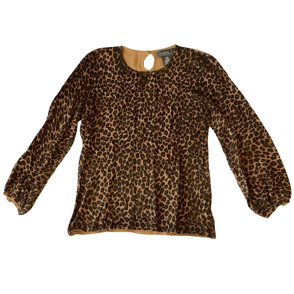 George Leopard Print Top - Picture 3 of 5